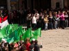 manifestazione in piazza per 150 anni italia