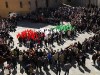 manifestazione in piazza per 150 anni italia