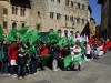 manifestazione in piazza per 150 anni italia