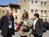 manifestazione in piazza per 150 anni italia