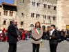 manifestazione in piazza per 150 anni italia